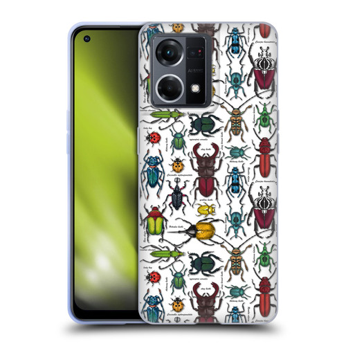 Katerina Kirilova Graphics Beetles Soft Gel Case for OPPO Reno8 4G