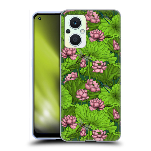 Katerina Kirilova Graphics Lotus Garden Soft Gel Case for OPPO Reno8 Lite