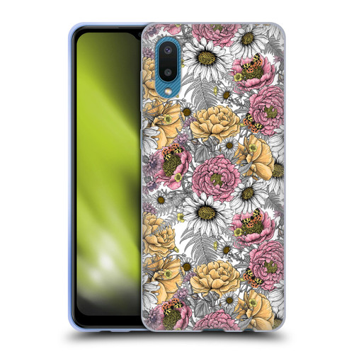 Katerina Kirilova Graphics Garden Bouquet Soft Gel Case for Samsung Galaxy A02/M02 (2021)
