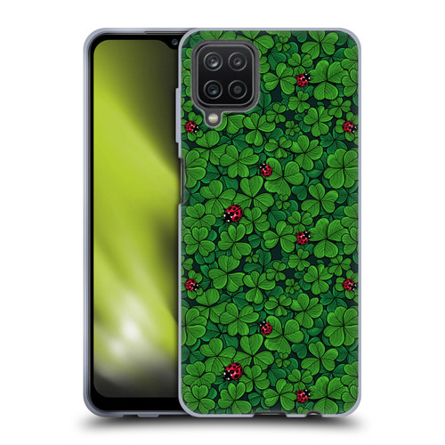 Katerina Kirilova Graphics The Lucky Clover Soft Gel Case for Samsung Galaxy A12 (2020)
