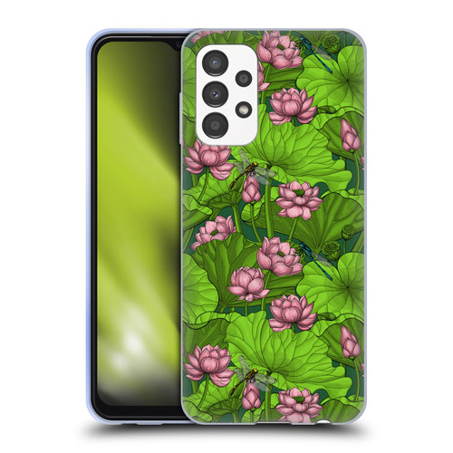 Katerina Kirilova Graphics Lotus Garden Soft Gel Case for Samsung Galaxy A13 (2022)