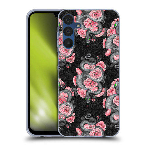 Katerina Kirilova Graphics Snakes And Roses Soft Gel Case for Samsung Galaxy A15