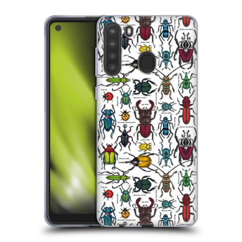 Katerina Kirilova Graphics Beetles Soft Gel Case for Samsung Galaxy A21 (2020)
