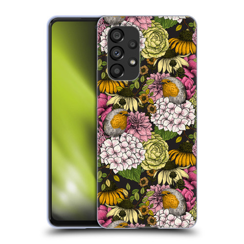 Katerina Kirilova Graphics Robins In The Garden Soft Gel Case for Samsung Galaxy A53 5G (2022)