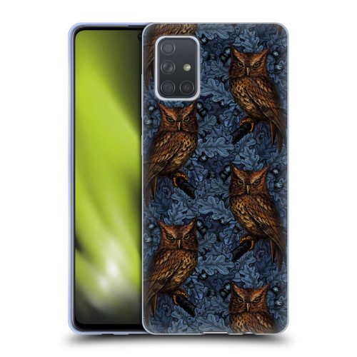 Katerina Kirilova Graphics Night Owls Soft Gel Case for Samsung Galaxy A71 (2019)