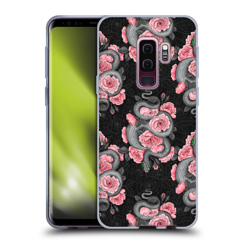 Katerina Kirilova Graphics Snakes And Roses Soft Gel Case for Samsung Galaxy S9+ / S9 Plus
