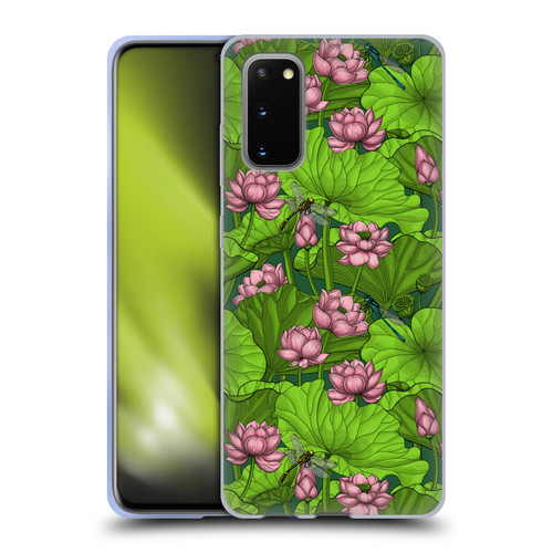 Katerina Kirilova Graphics Lotus Garden Soft Gel Case for Samsung Galaxy S20 / S20 5G