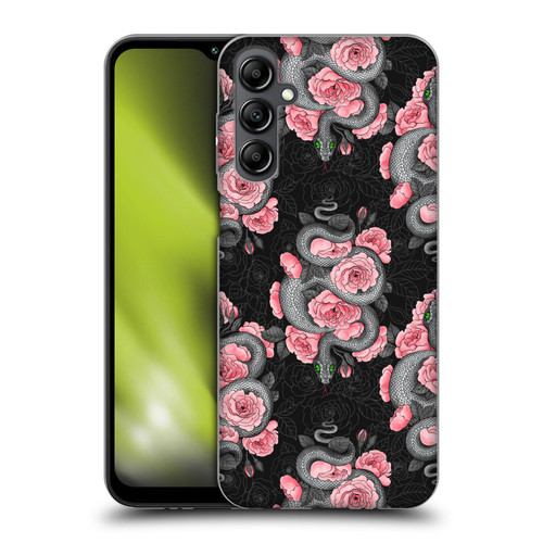 Katerina Kirilova Graphics Snakes And Roses Soft Gel Case for Samsung Galaxy M14 5G