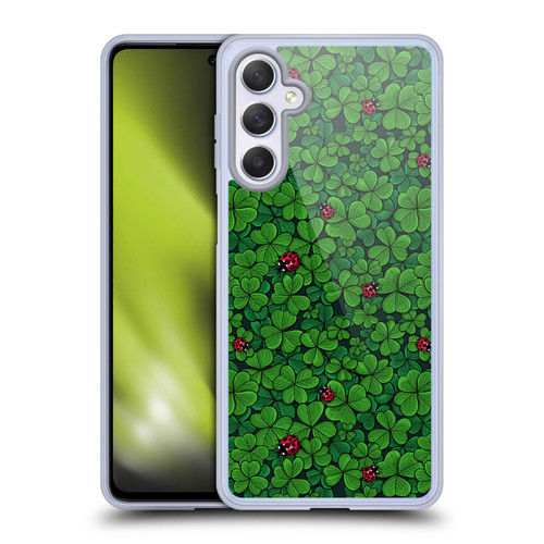 Katerina Kirilova Graphics The Lucky Clover Soft Gel Case for Samsung Galaxy M54 5G