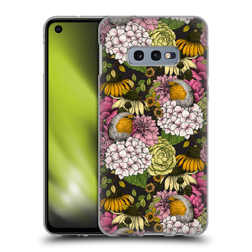 Katerina Kirilova Graphics Robins In The Garden Soft Gel Case for Samsung Galaxy S10e