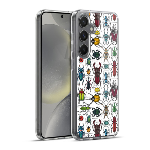 Katerina Kirilova Graphics Beetles Soft Gel Case for Samsung Galaxy S24+ 5G & MagSafe