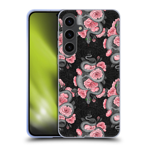 Katerina Kirilova Graphics Snakes And Roses Soft Gel Case for Samsung Galaxy S24+ 5G