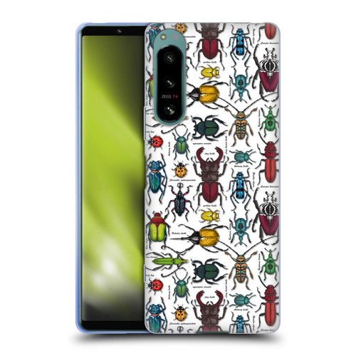 Katerina Kirilova Graphics Beetles Soft Gel Case for Sony Xperia 5 IV