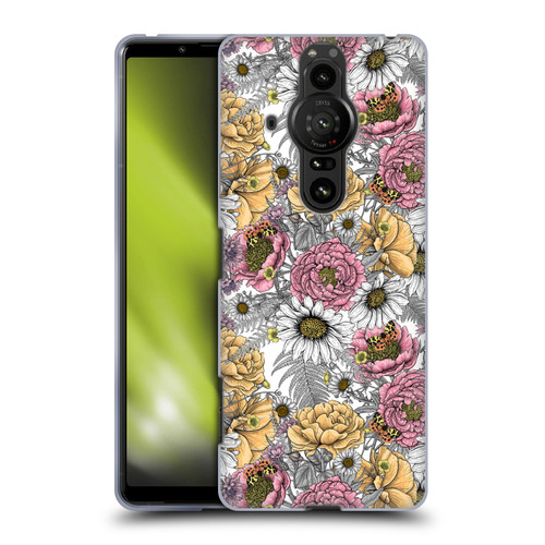 Katerina Kirilova Graphics Garden Bouquet Soft Gel Case for Sony Xperia Pro-I