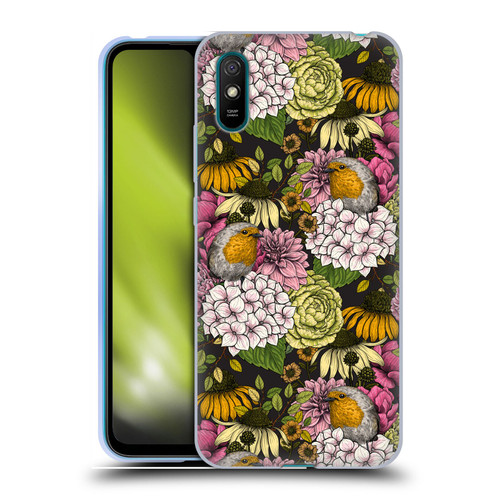 Katerina Kirilova Graphics Robins In The Garden Soft Gel Case for Xiaomi Redmi 9A / Redmi 9AT