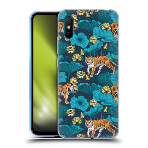 Katerina Kirilova Graphics Tigers In Lotus Pond Soft Gel Case for Xiaomi Redmi 9A / Redmi 9AT