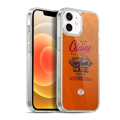 Busted Knuckle Garage Graphics Classic Soft Gel Case for Apple iPhone 12 / iPhone 12 Pro & MagSafe