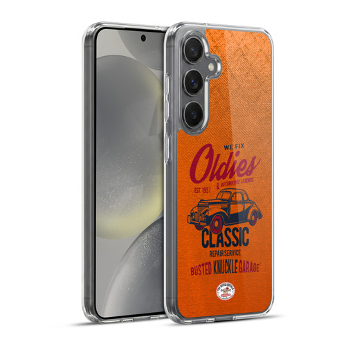Busted Knuckle Garage Graphics Classic Soft Gel Case for Samsung Galaxy S24+ 5G & MagSafe