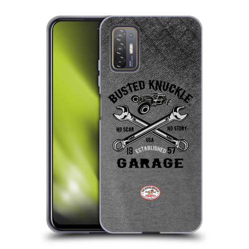 Busted Knuckle Garage Graphics No Scar Soft Gel Case for HTC Desire 21 Pro 5G