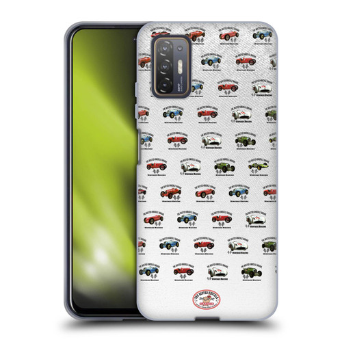 Busted Knuckle Garage Graphics Pattern Soft Gel Case for HTC Desire 21 Pro 5G