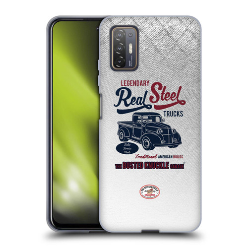 Busted Knuckle Garage Graphics Real Steel Soft Gel Case for HTC Desire 21 Pro 5G