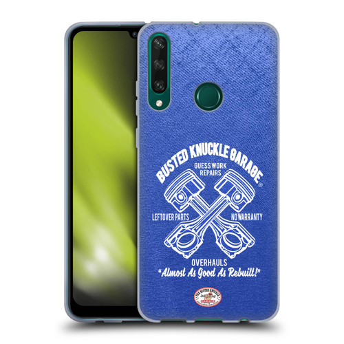 Busted Knuckle Garage Graphics Overhauls Soft Gel Case for Huawei Y6p