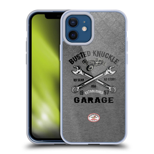 Busted Knuckle Garage Graphics No Scar Soft Gel Case for Apple iPhone 12 / iPhone 12 Pro