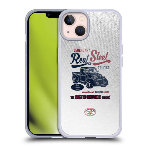 Busted Knuckle Garage Graphics Real Steel Soft Gel Case for Apple iPhone 13