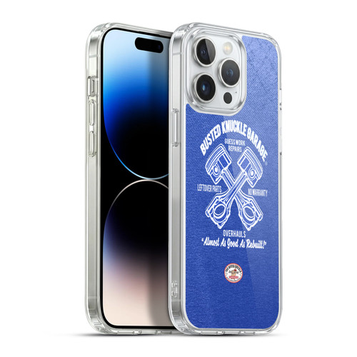 Busted Knuckle Garage Graphics Overhauls Soft Gel Case for Apple iPhone 13 Pro Max & MagSafe