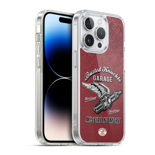 Busted Knuckle Garage Graphics Misfire Soft Gel Case for Apple iPhone 13 Pro & MagSafe