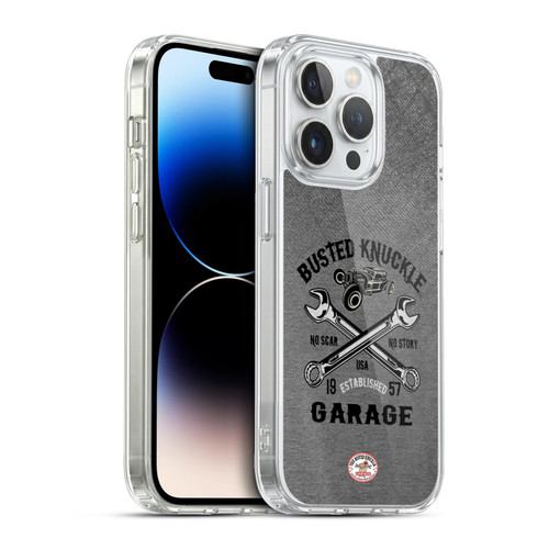 Busted Knuckle Garage Graphics No Scar Soft Gel Case for Apple iPhone 13 Pro & MagSafe