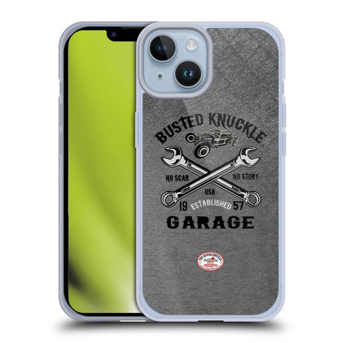 Busted Knuckle Garage Graphics No Scar Soft Gel Case for Apple iPhone 14
