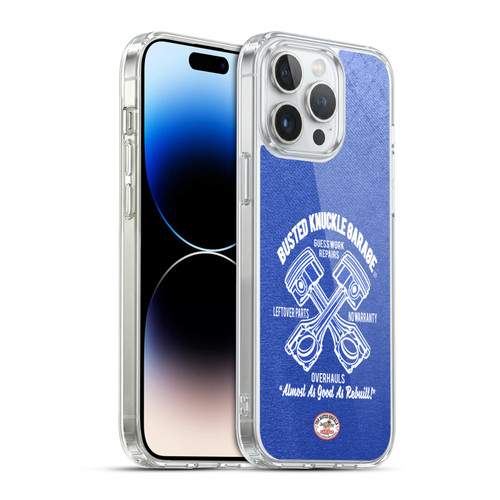 Busted Knuckle Garage Graphics Overhauls Soft Gel Case for Apple iPhone 14 Pro Max & MagSafe