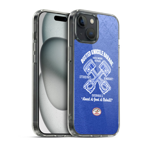 Busted Knuckle Garage Graphics Overhauls Soft Gel Case for Apple iPhone 15 & MagSafe