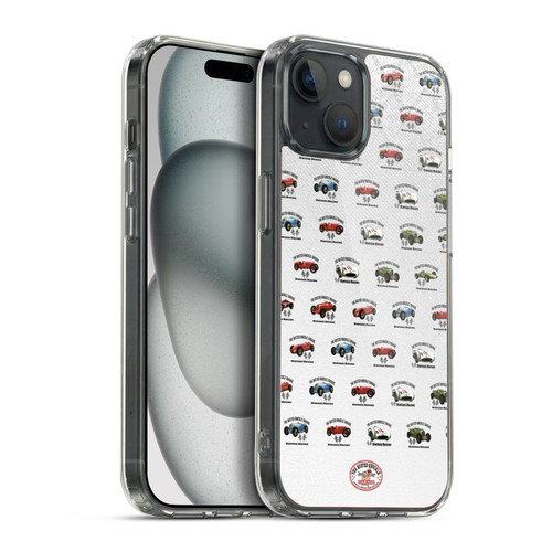 Busted Knuckle Garage Graphics Pattern Soft Gel Case for Apple iPhone 15 Plus & MagSafe