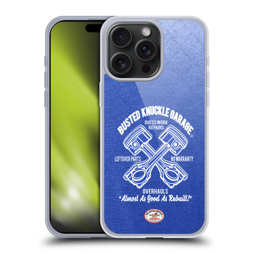 Busted Knuckle Garage Graphics Overhauls Soft Gel Case for Apple iPhone 15 Pro Max