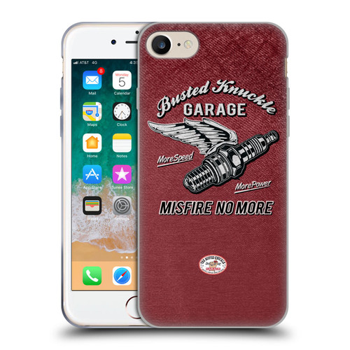 Busted Knuckle Garage Graphics Misfire Soft Gel Case for Apple iPhone 7 / 8 / SE 2020 & 2022