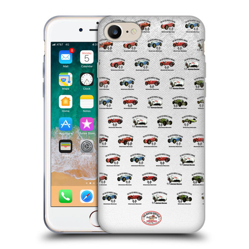 Busted Knuckle Garage Graphics Pattern Soft Gel Case for Apple iPhone 7 / 8 / SE 2020 & 2022