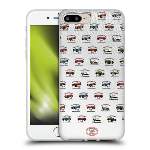 Busted Knuckle Garage Graphics Pattern Soft Gel Case for Apple iPhone 7 Plus / iPhone 8 Plus