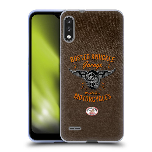 Busted Knuckle Garage Graphics Motorcycles Soft Gel Case for LG K22