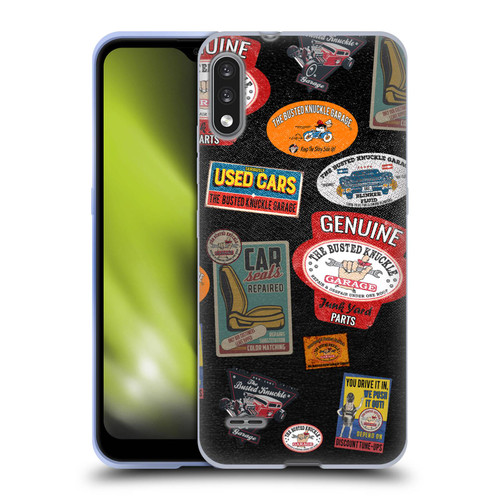 Busted Knuckle Garage Graphics Patches Soft Gel Case for LG K22