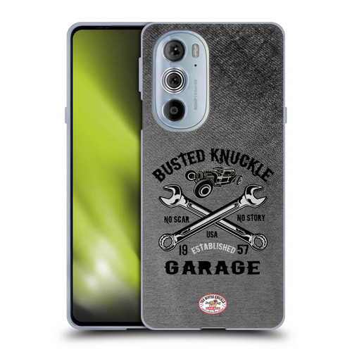 Busted Knuckle Garage Graphics No Scar Soft Gel Case for Motorola Edge X30
