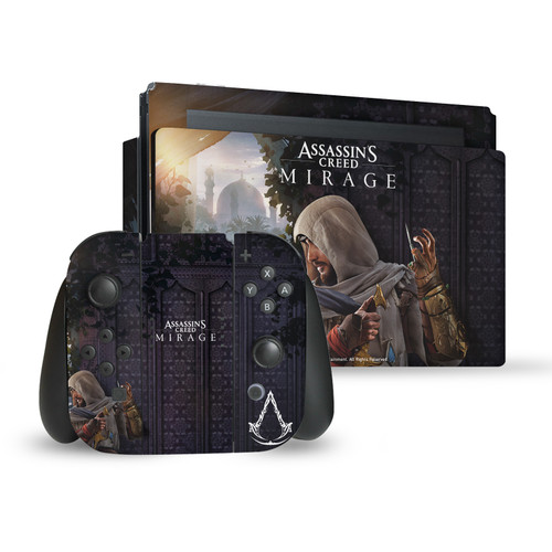 Assassin's Creed Mirage Graphics Basim Vinyl Sticker Skin Decal Cover for Nintendo Switch Bundle