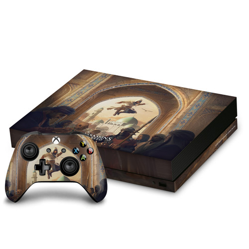 Assassin's Creed Mirage Graphics Basim Baghdad Vinyl Sticker Skin Decal Cover for Microsoft Xbox One X Bundle