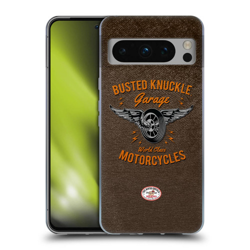 Busted Knuckle Garage Graphics Motorcycles Soft Gel Case for Google Pixel 8 Pro