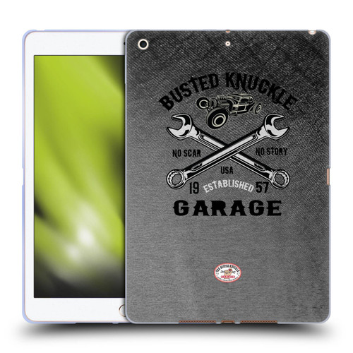 Busted Knuckle Garage Graphics No Scar Soft Gel Case for Apple iPad 10.2 2019/2020/2021
