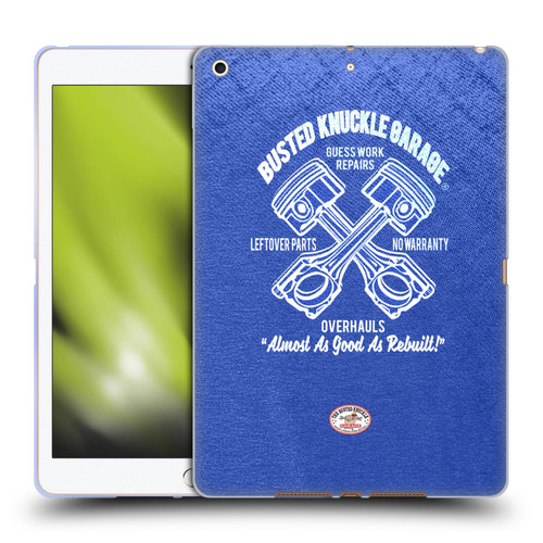 Busted Knuckle Garage Graphics Overhauls Soft Gel Case for Apple iPad 10.2 2019/2020/2021