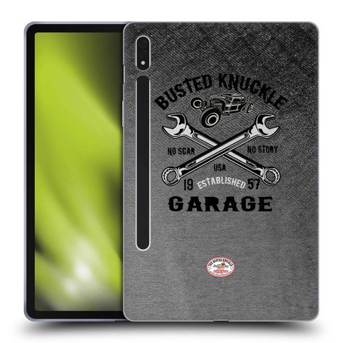 Busted Knuckle Garage Graphics No Scar Soft Gel Case for Samsung Galaxy Tab S8