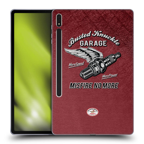 Busted Knuckle Garage Graphics Misfire Soft Gel Case for Samsung Galaxy Tab S8 Plus