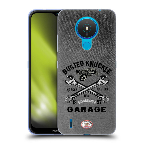 Busted Knuckle Garage Graphics No Scar Soft Gel Case for Nokia 1.4